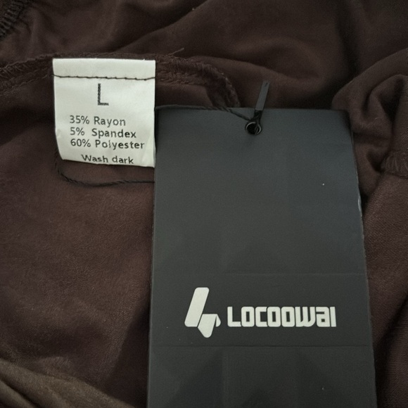 Women Capri Yoga Pant Casual Loose Workout Pant with pockets size Large - Picture 5 of 6